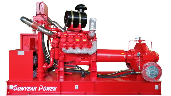 柴油機(jī)消防泵組下線----蒲城機(jī)場應(yīng)用